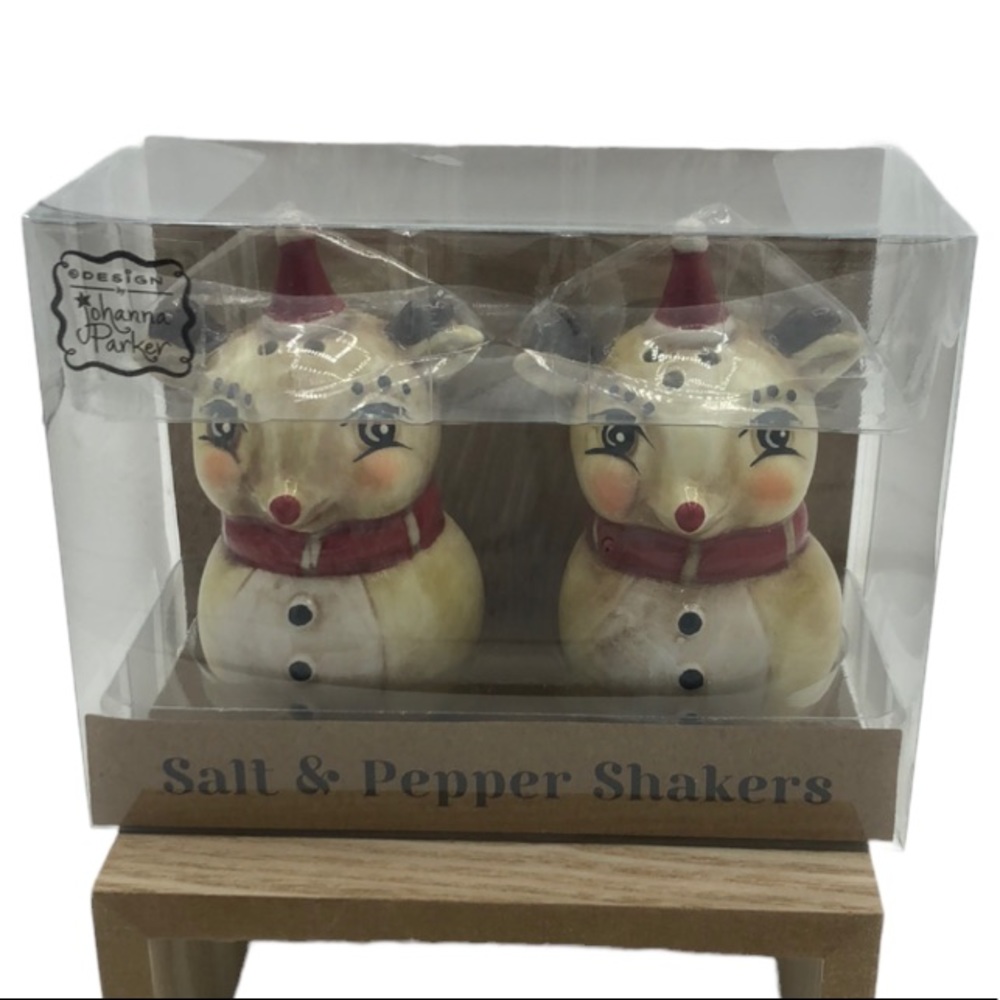 Johanna Parker Reindeer Salt & Pepper Shakers